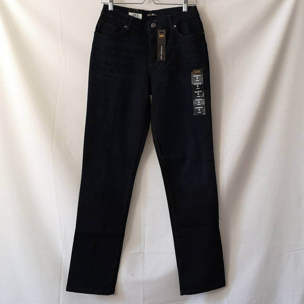 LEE Women's Jeans NWT Size 6 (long) Dark Blue